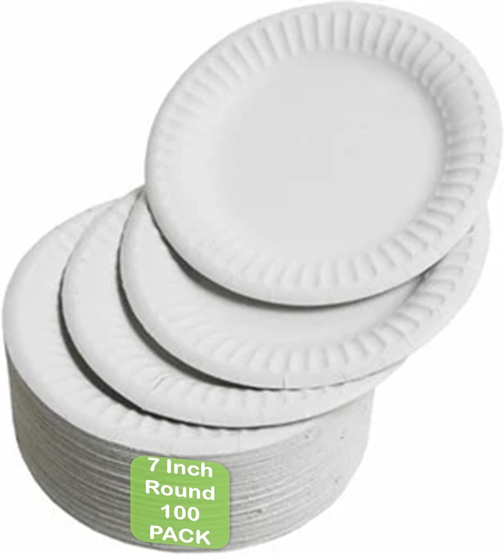 Picture of White Paper Plates 18cm